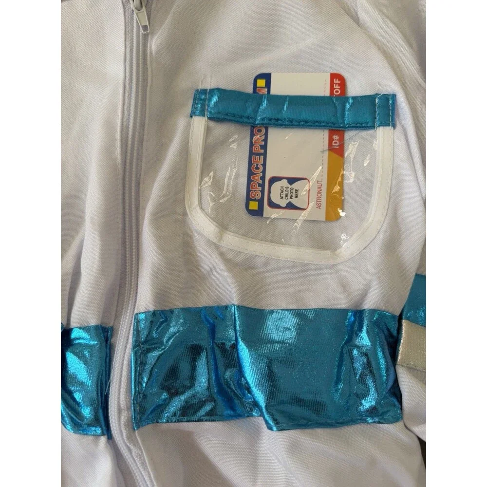 Astronaut Costume jumpsuit Gloves  Helmet NASA NWOT Halloween costume kids small